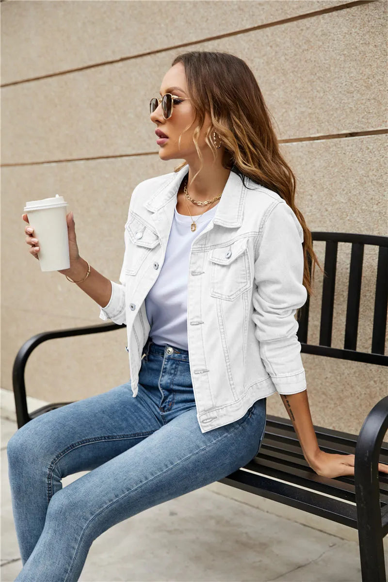 Sophia Elegante Denim Jacket