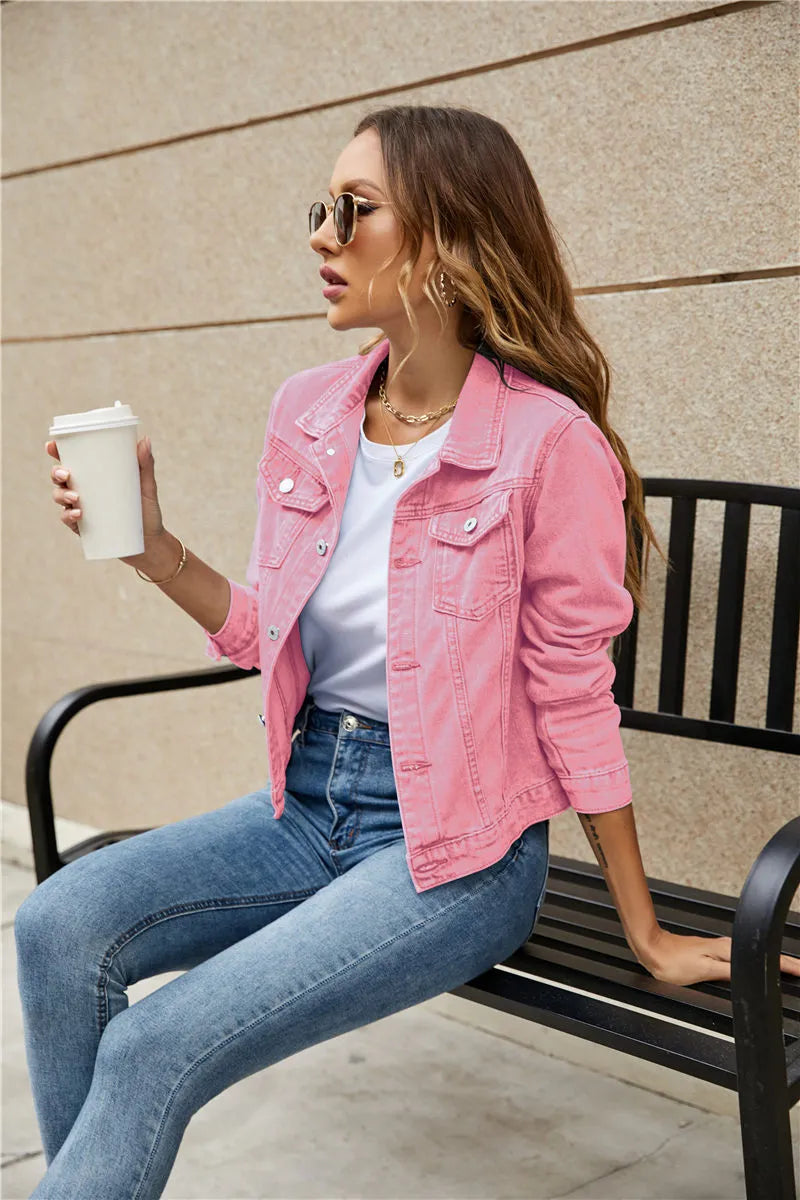 Sophia Elegante Denim Jacket