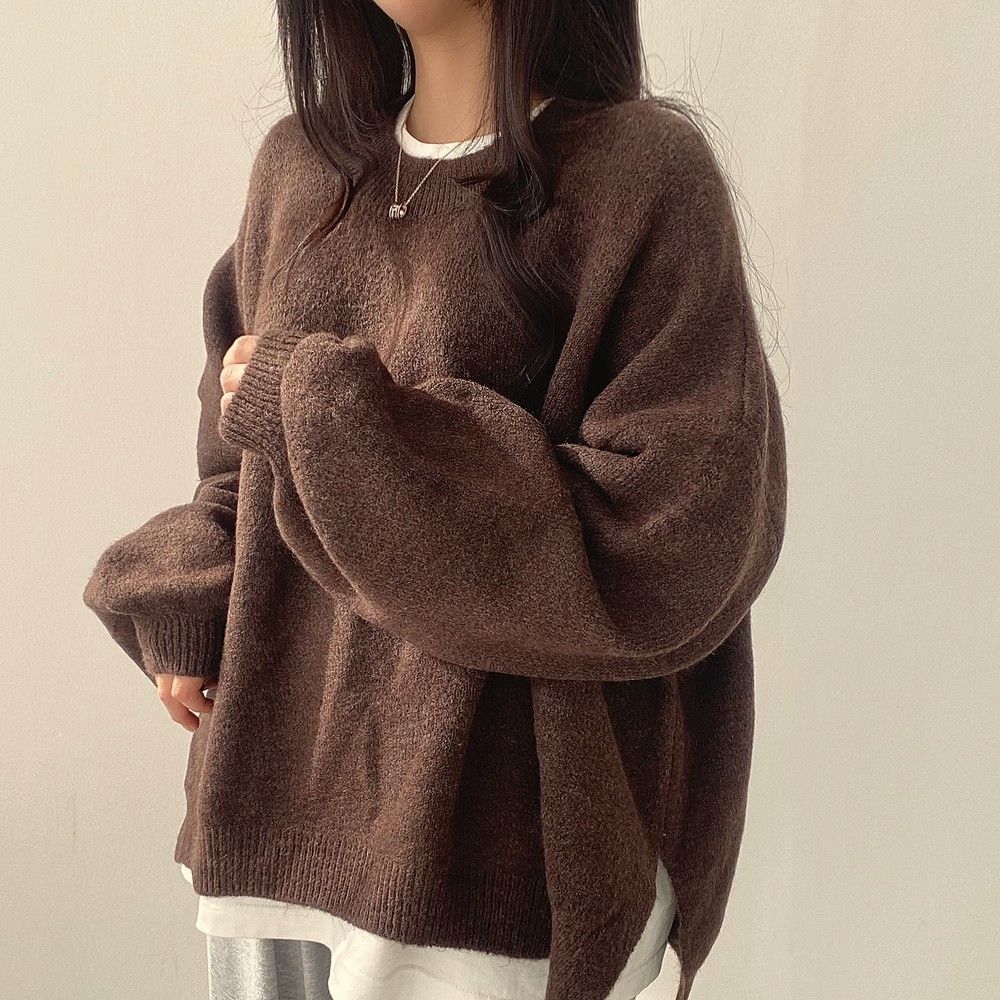 Adela – Comfortabele Oversized Gebreide Trui