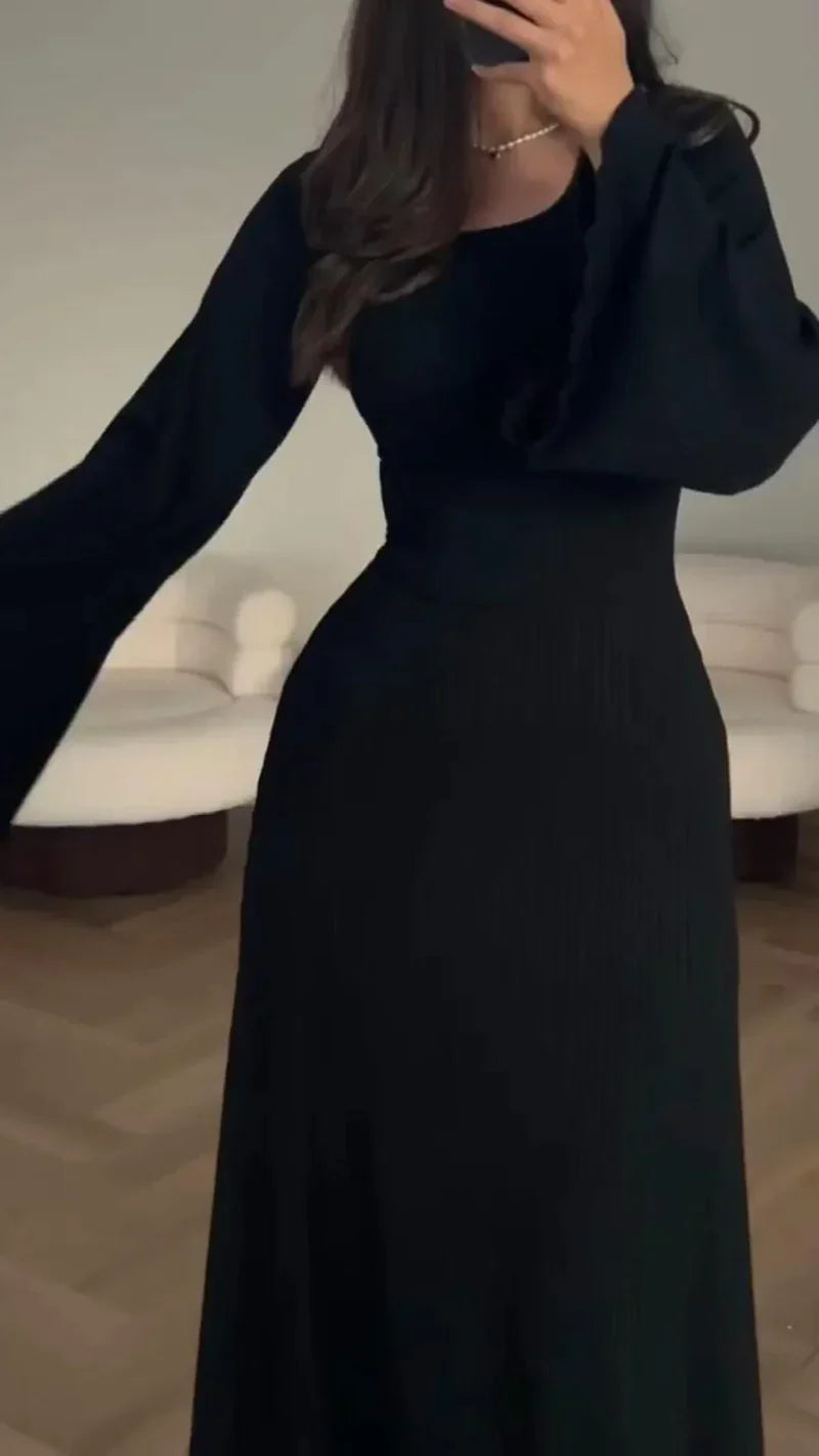 Isabella - Elegante ribgebreide jurk