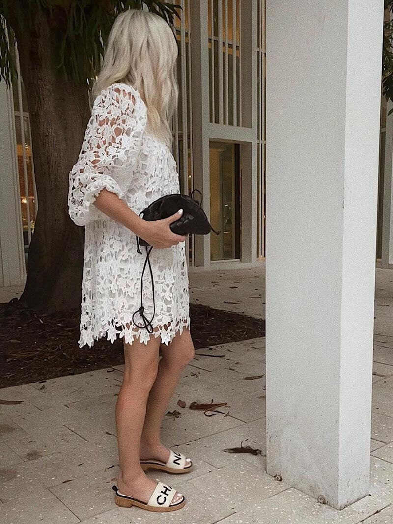 Rachel - Vintage Gevlochten Mini Tas met Schouderband