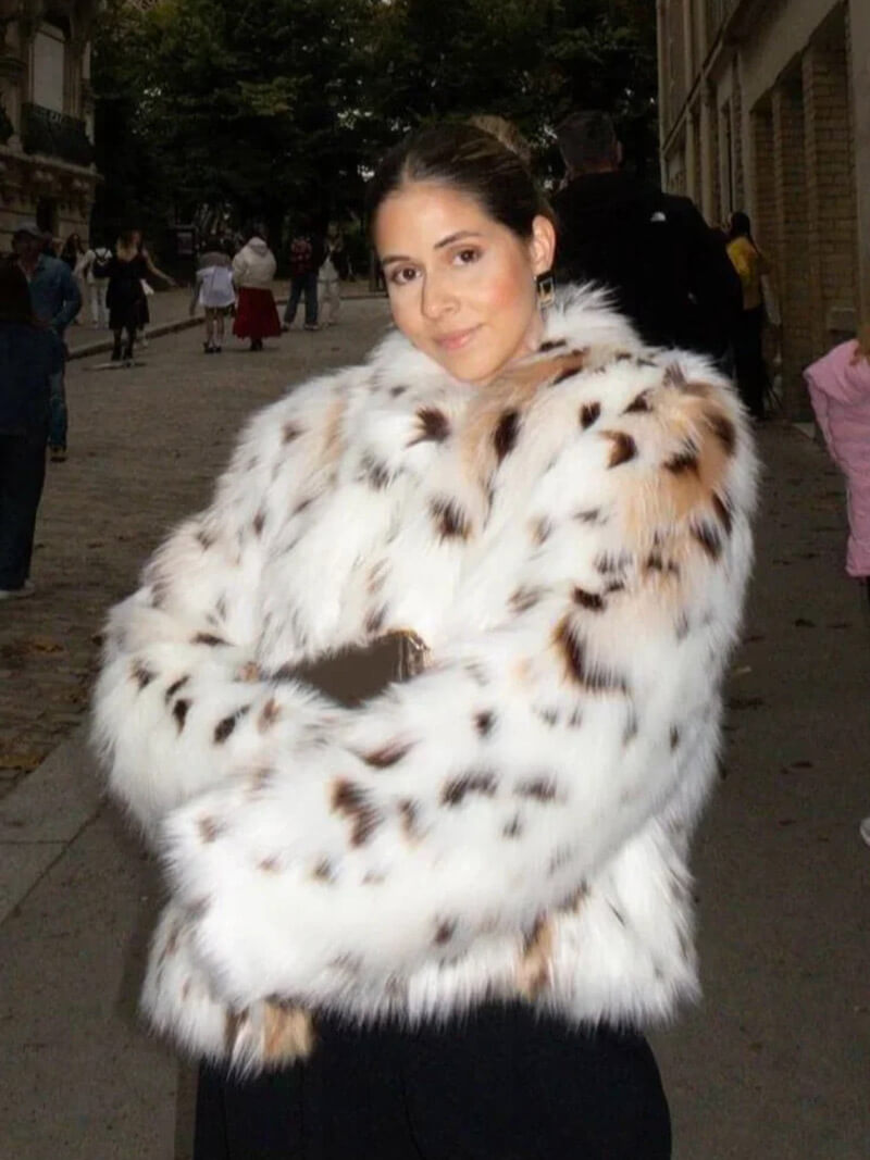 Yara Luxe Imitatiebont Jas