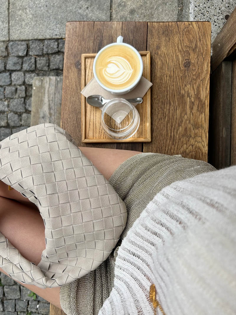 Suede Woven Mini - Gevlochten Mini Tas voor Diner en Dagelijks