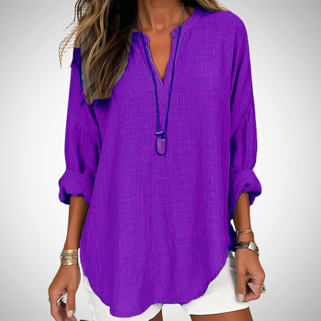 Daisy Luchtig Katoenen Beach Shirt
