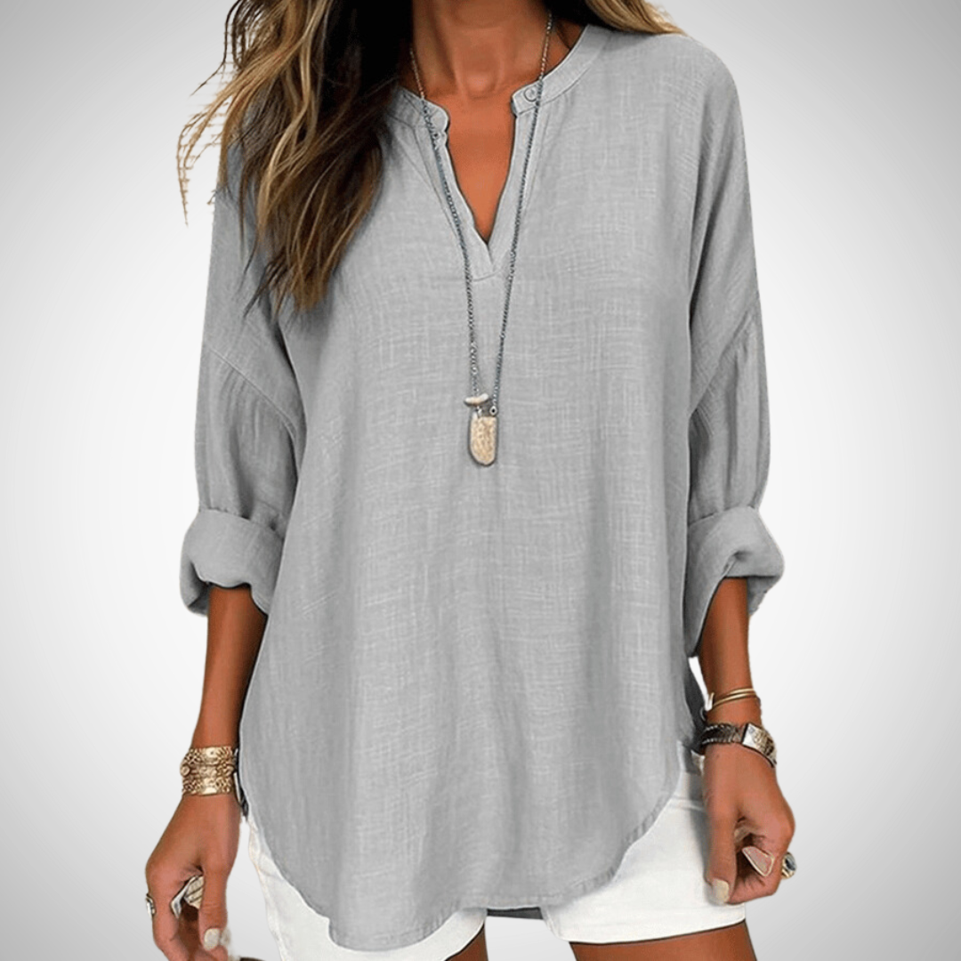 Daisy Luchtig Katoenen Beach Shirt