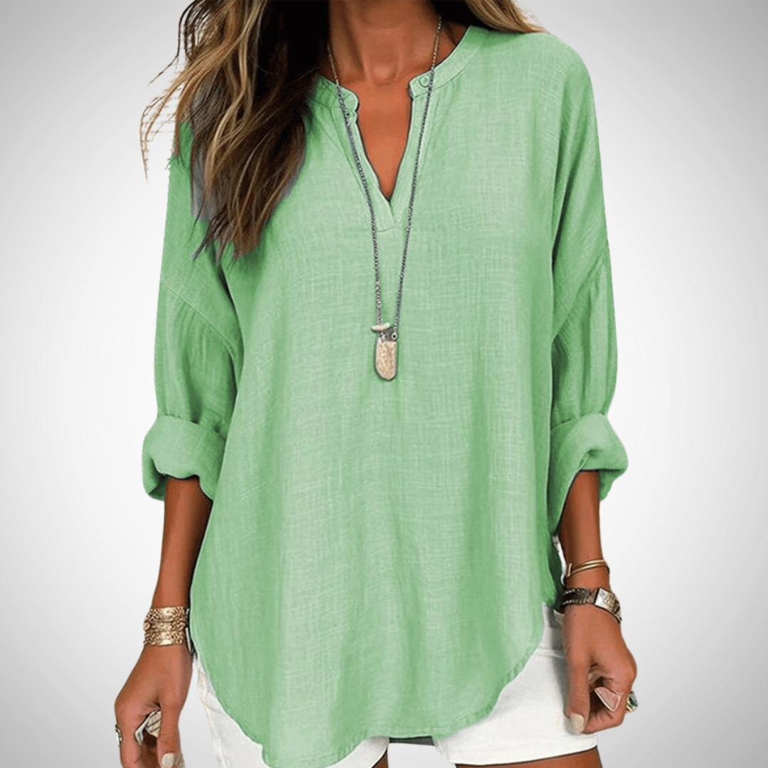 Daisy Luchtig Katoenen Beach Shirt