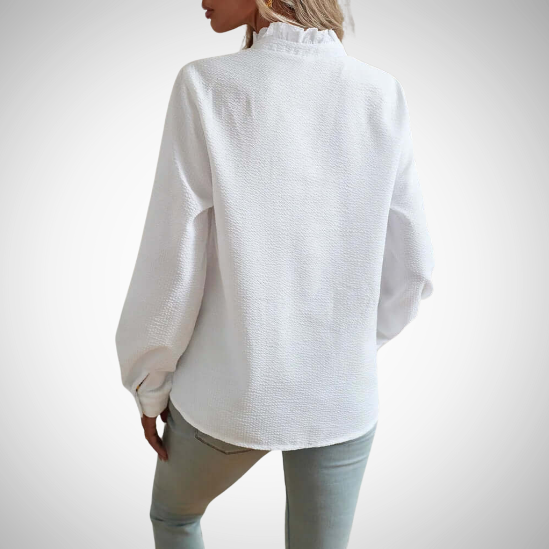 Florine Elegant Getailleerd Blouse