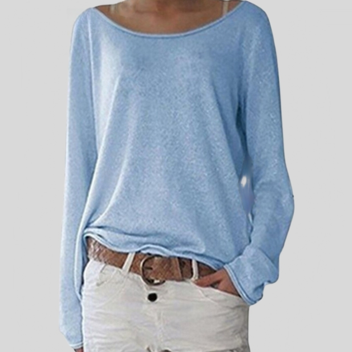 Alexa – Zachte Elegante Sweater met Ronde Hals