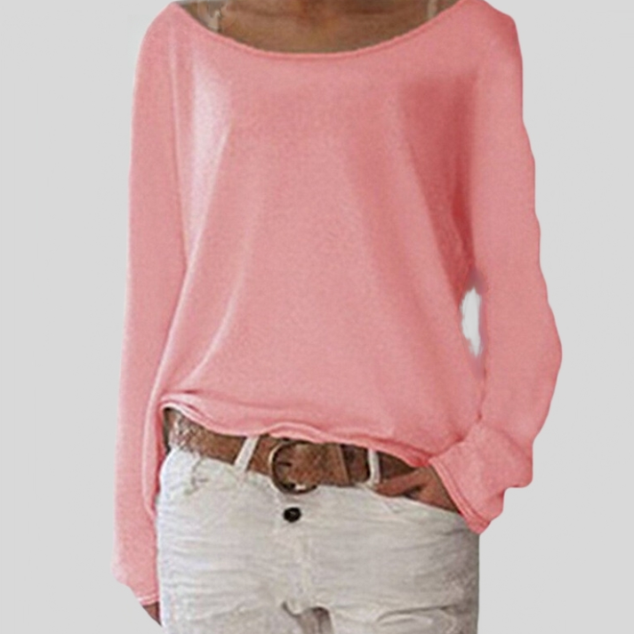 Alexa – Zachte Elegante Sweater met Ronde Hals