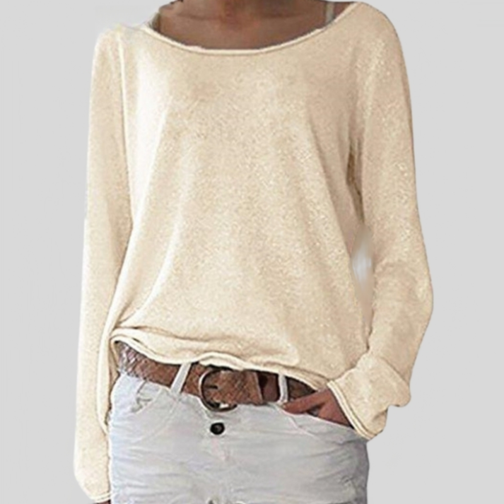 Alexa – Zachte Elegante Sweater met Ronde Hals