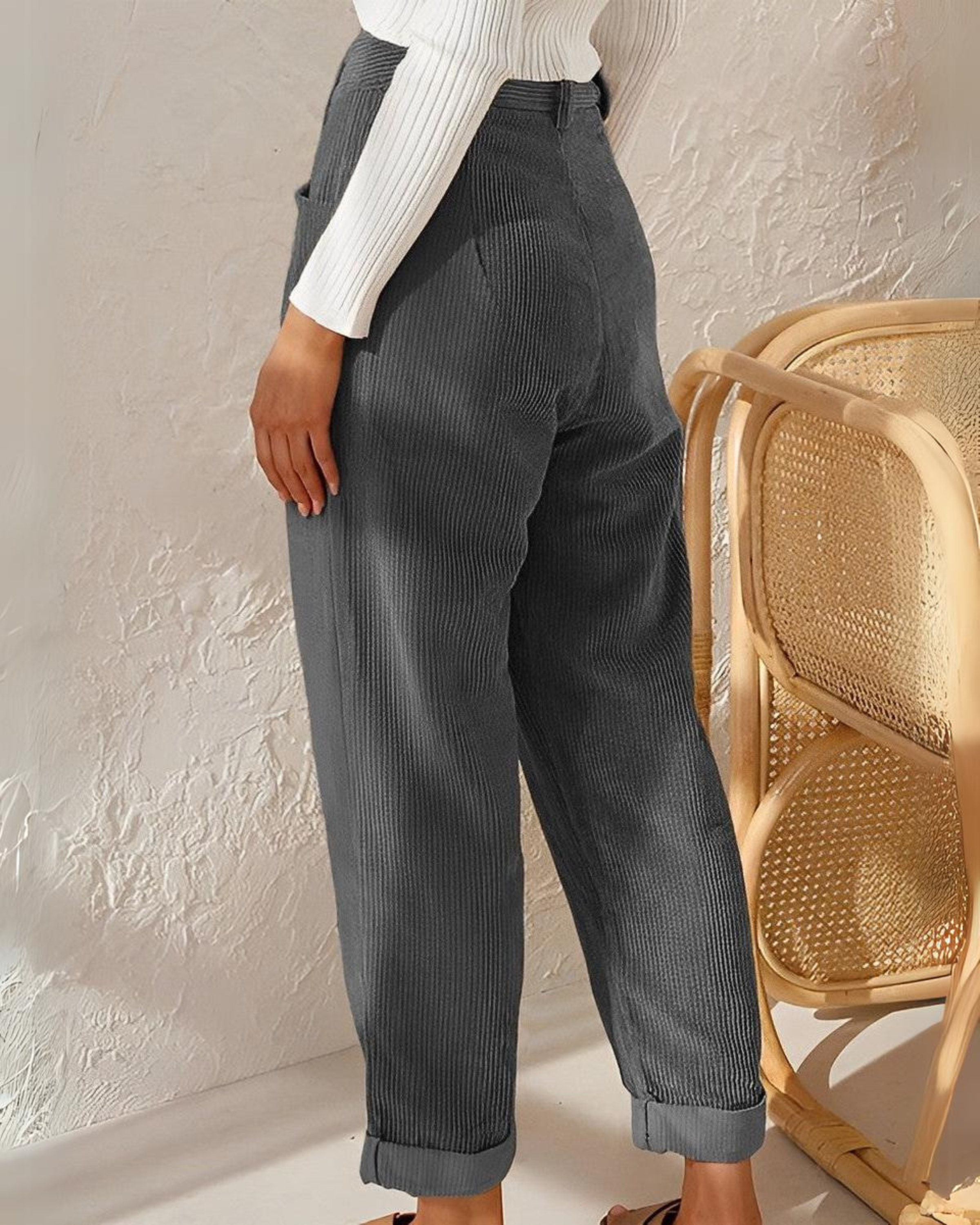 Sophia Luxe High-Waisted Pantalon – Elegant & Tijdloos