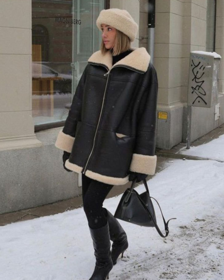 Charlotte Luxe Teddy Lined Jacket