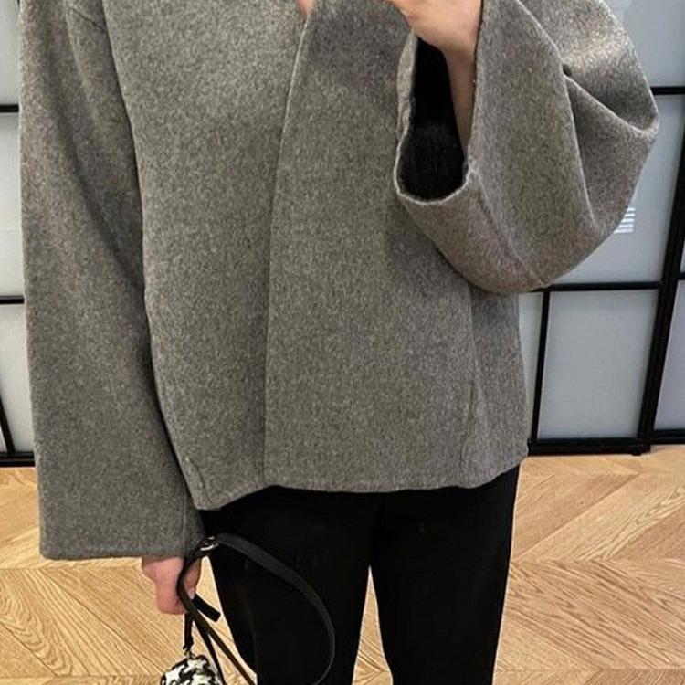 Alice Oversized Cropped Jacket – Minimalistische Elegance voor Elke Dag