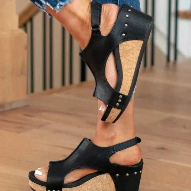 Vanessa Comfortabele Leren Orthopedische Schoen