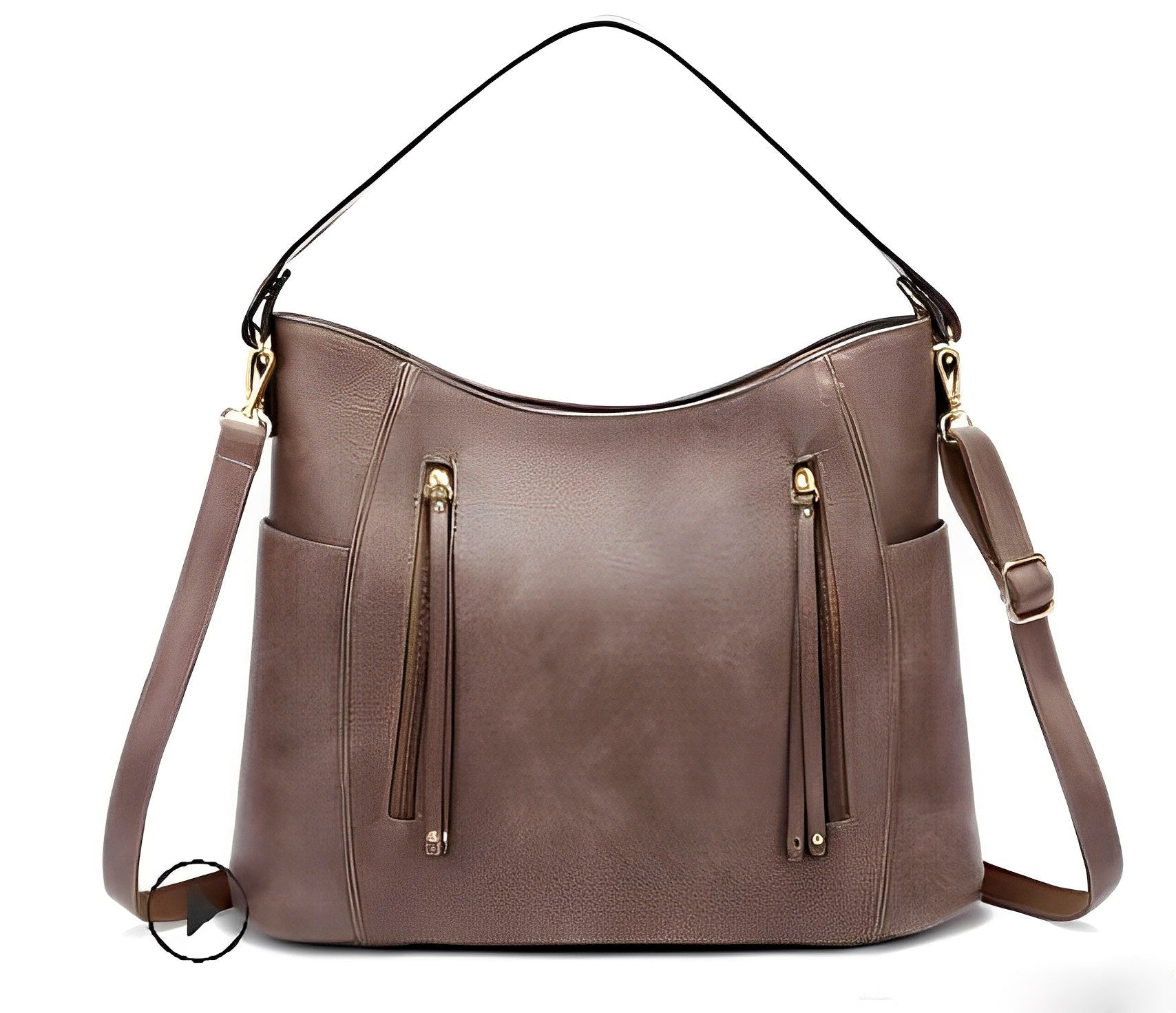 Carlota Stijlvolle Vintage Leren Dameshandtas
