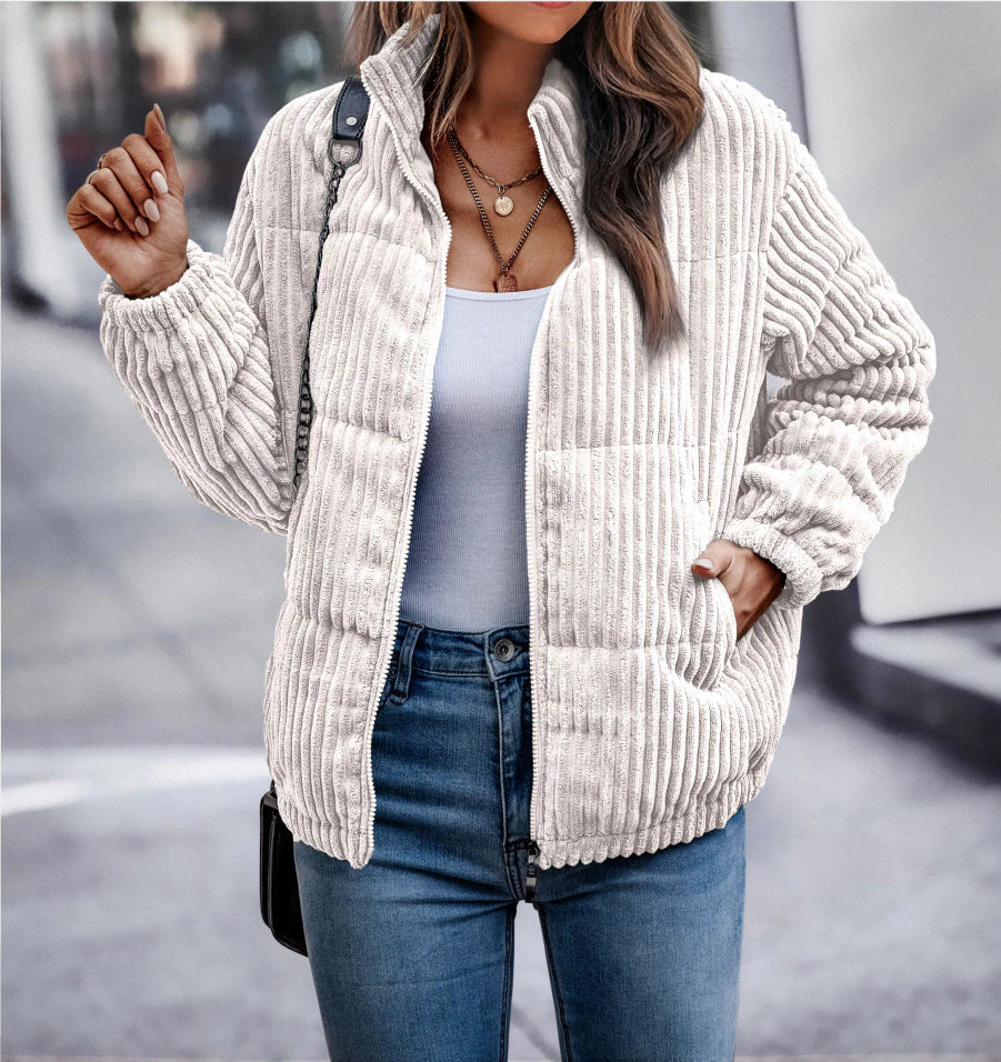 Aurora Luxe Winterjas van Corduroy