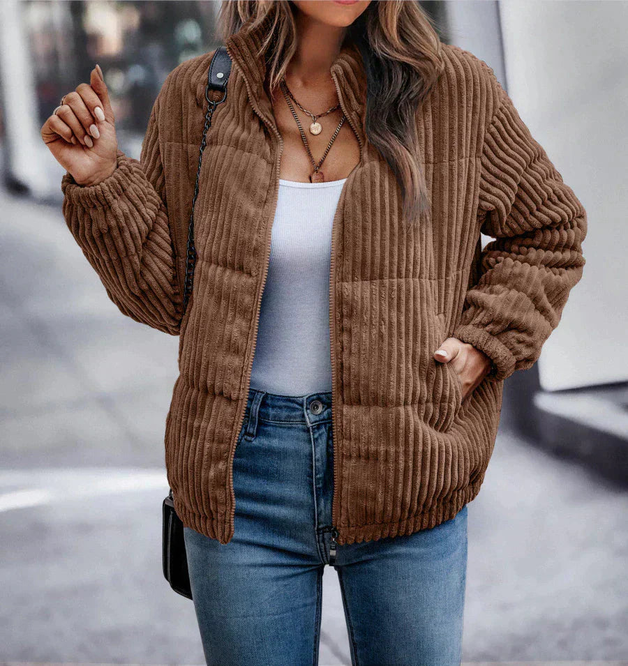 Aurora Luxe Winterjas van Corduroy