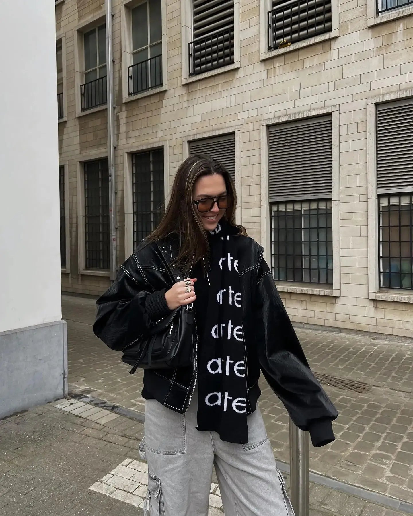 Emma Luxe Lederjacke met Modern Revers