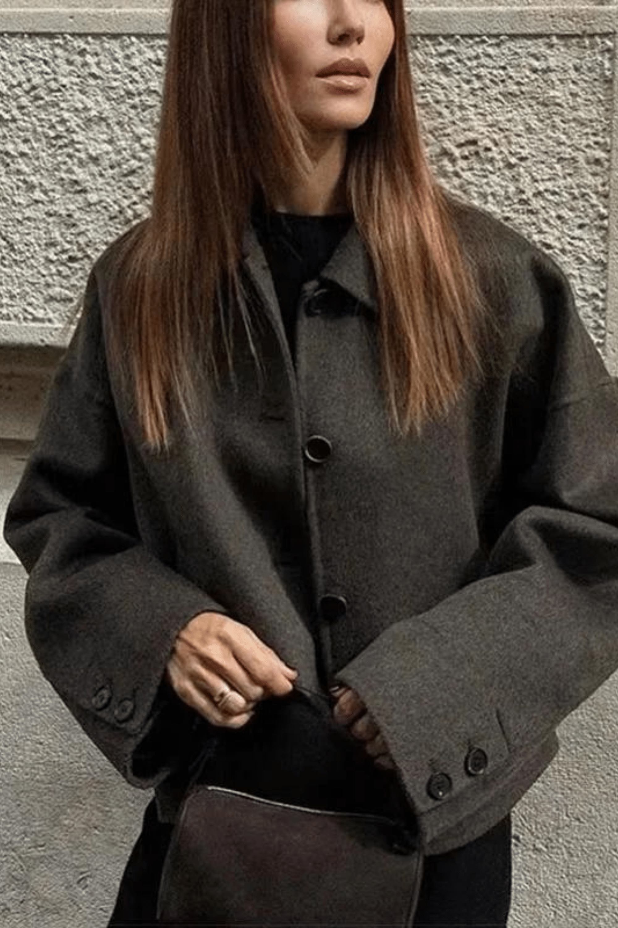 Charlotte - Elegante Bruine Jas