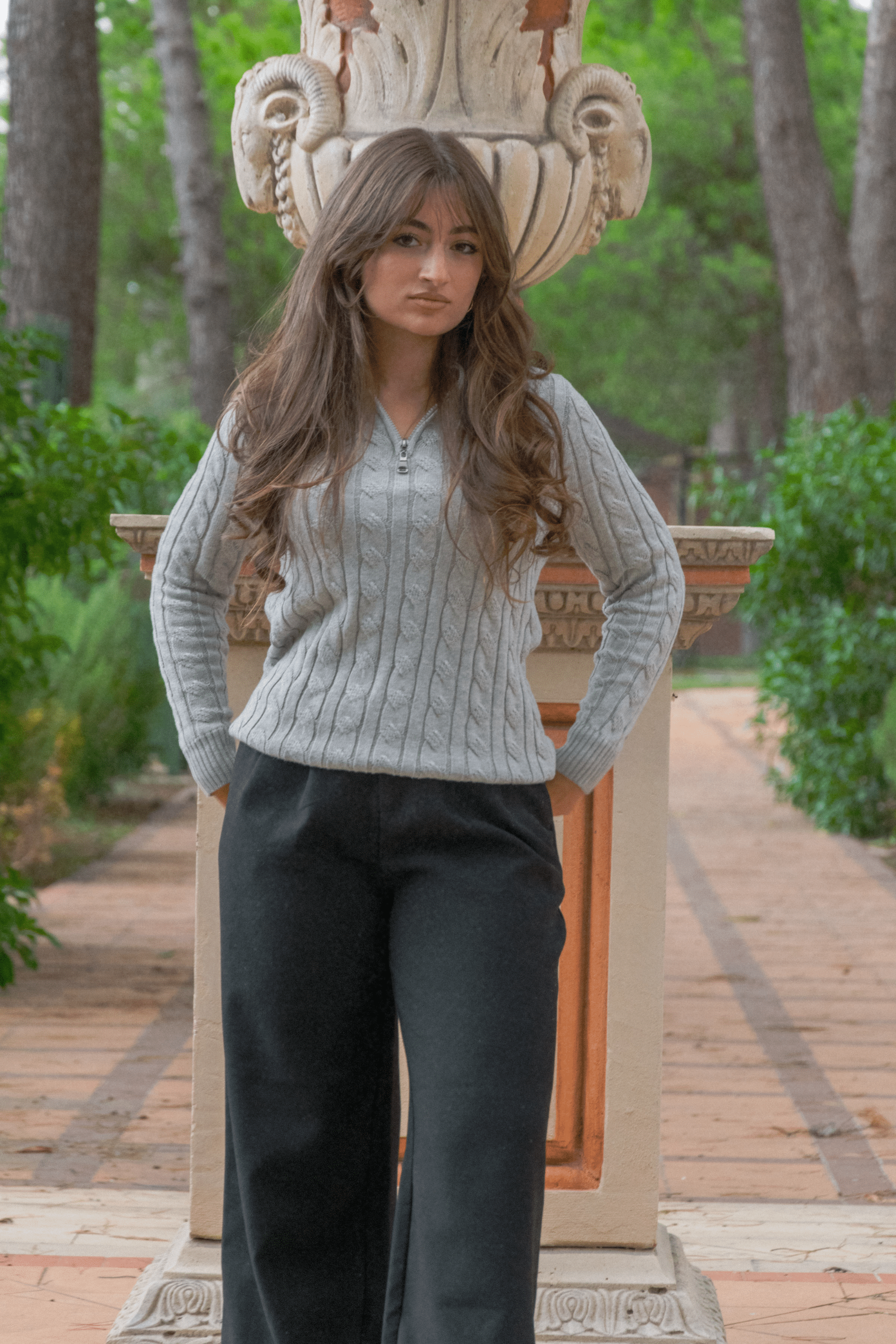 Isabelle – Elegante Gebreide Ziptrui