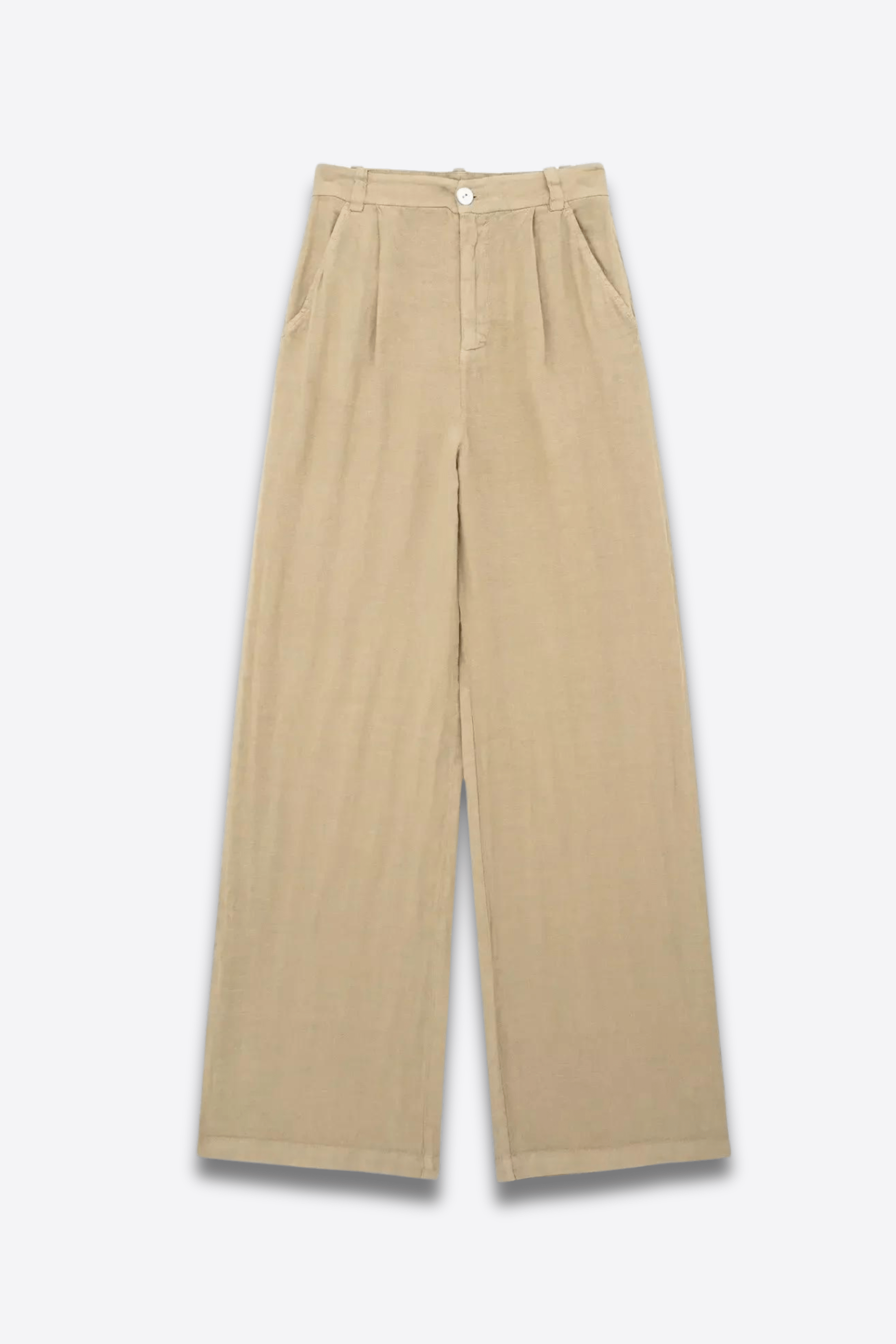 Eline Tijdloze Wijde Broek met Elegante Pasvorm