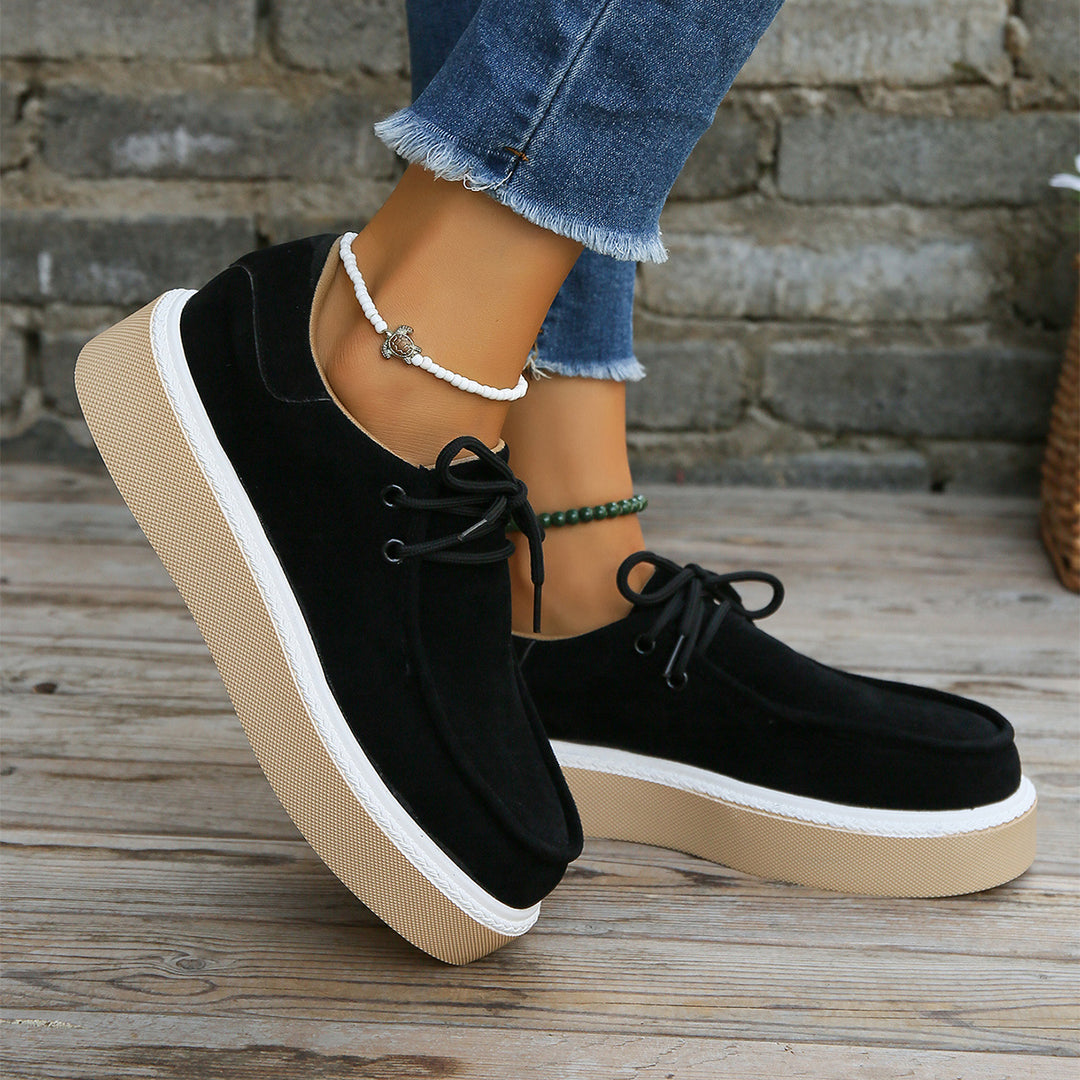 Emily Comfortabele Luxe Wedge Sneakers