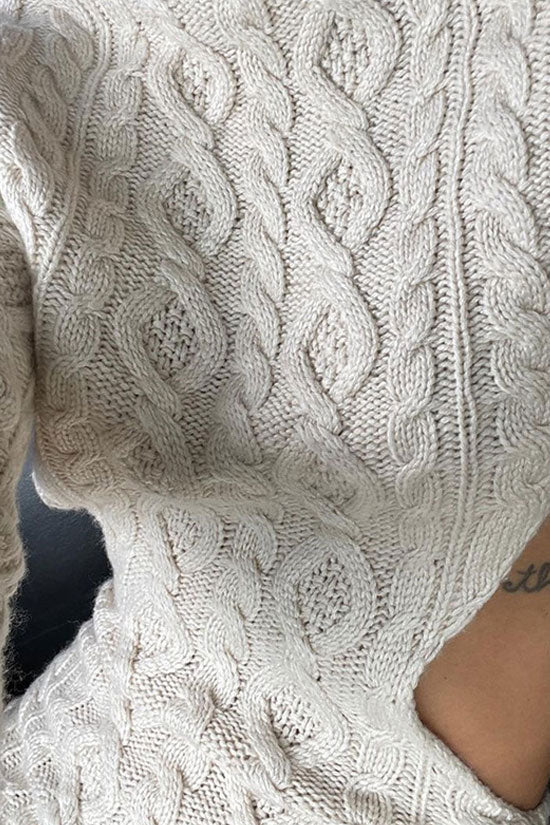 Celine Retro Gebreide Sweaterjurk