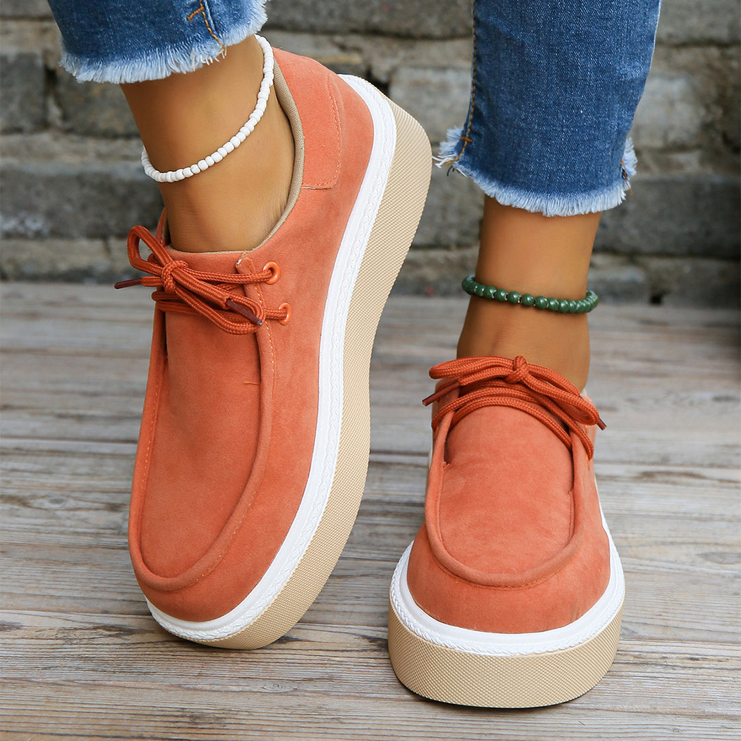 Emily Comfortabele Luxe Wedge Sneakers