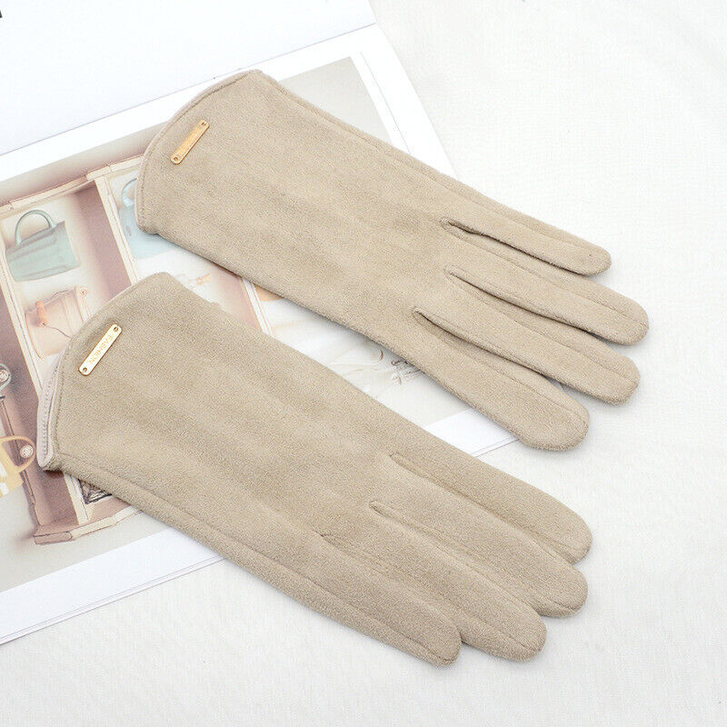 Dorine Elegante Suède Handschoenen met Cashmere Voering