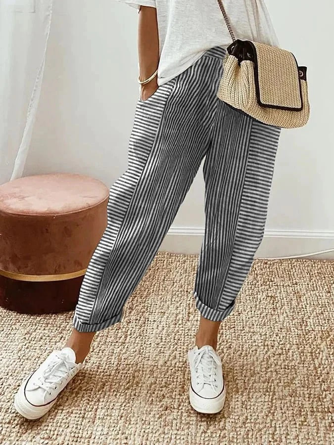 Sienna Luxe Linnen Broek – Stijlvol & Comfortabel