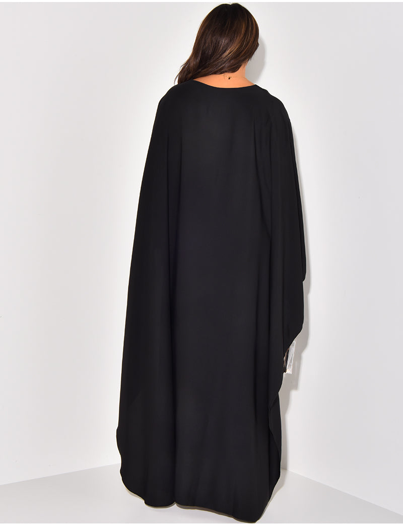 Noor Vloeiende Cape Jurk