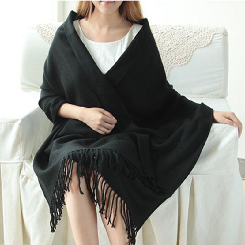 Isabelle Luxe Kasjmier Sjaal met Stijlvolle Strepen