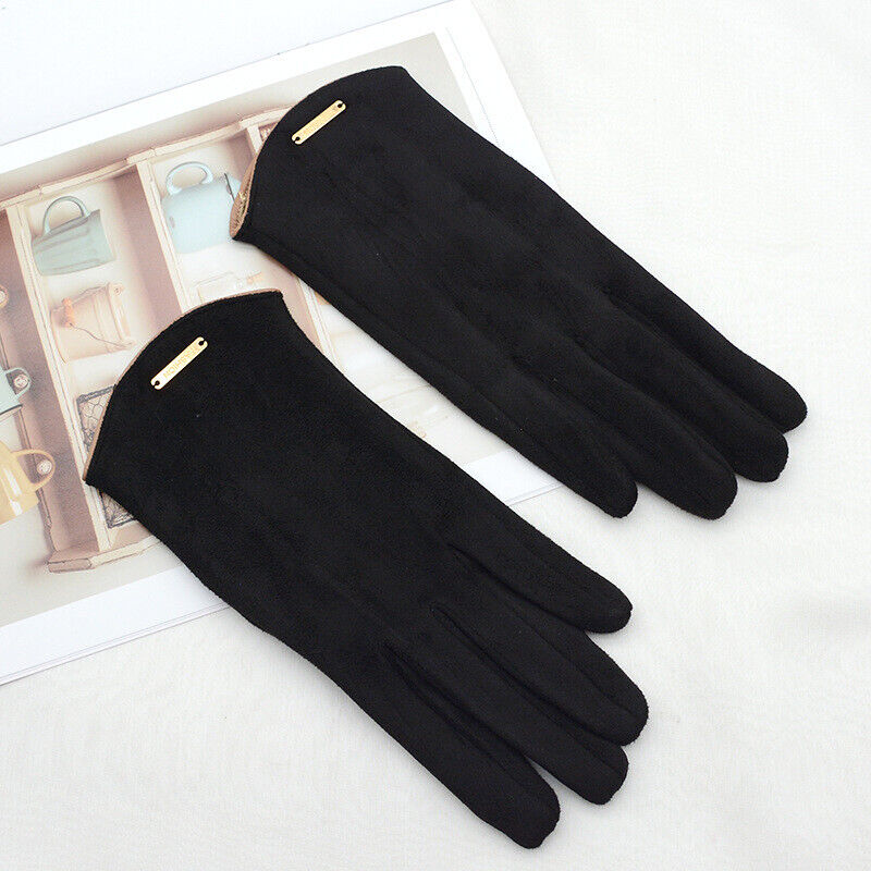 Dorine Elegante Suède Handschoenen met Cashmere Voering