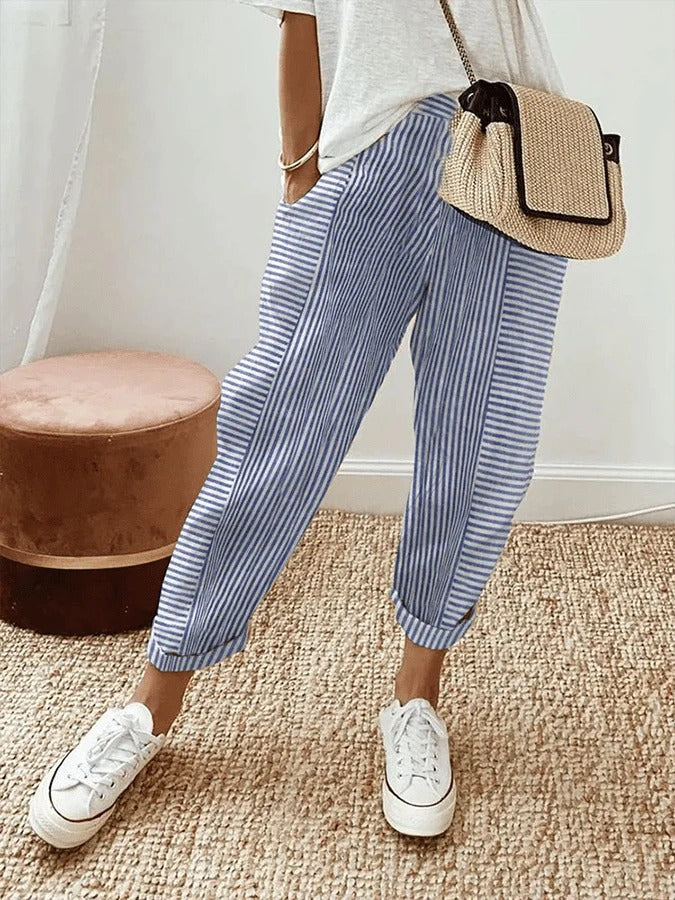 Sienna Luxe Linnen Broek – Stijlvol & Comfortabel