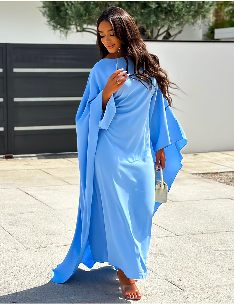 Noor Vloeiende Cape Jurk