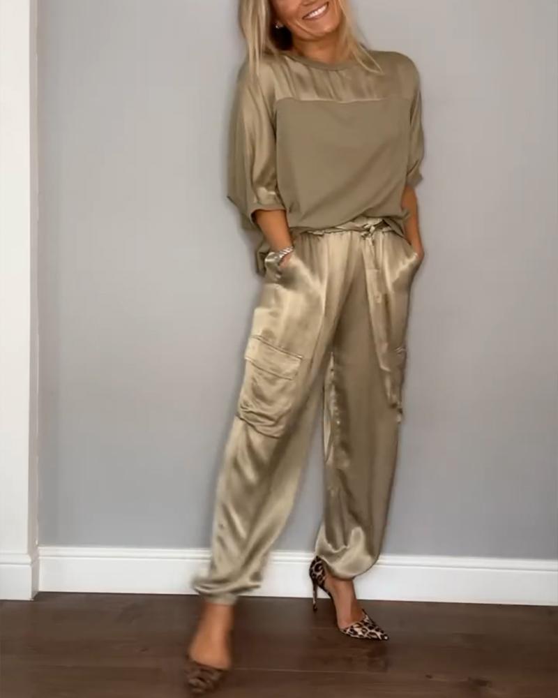 Katrina Elegant Satijnen Set