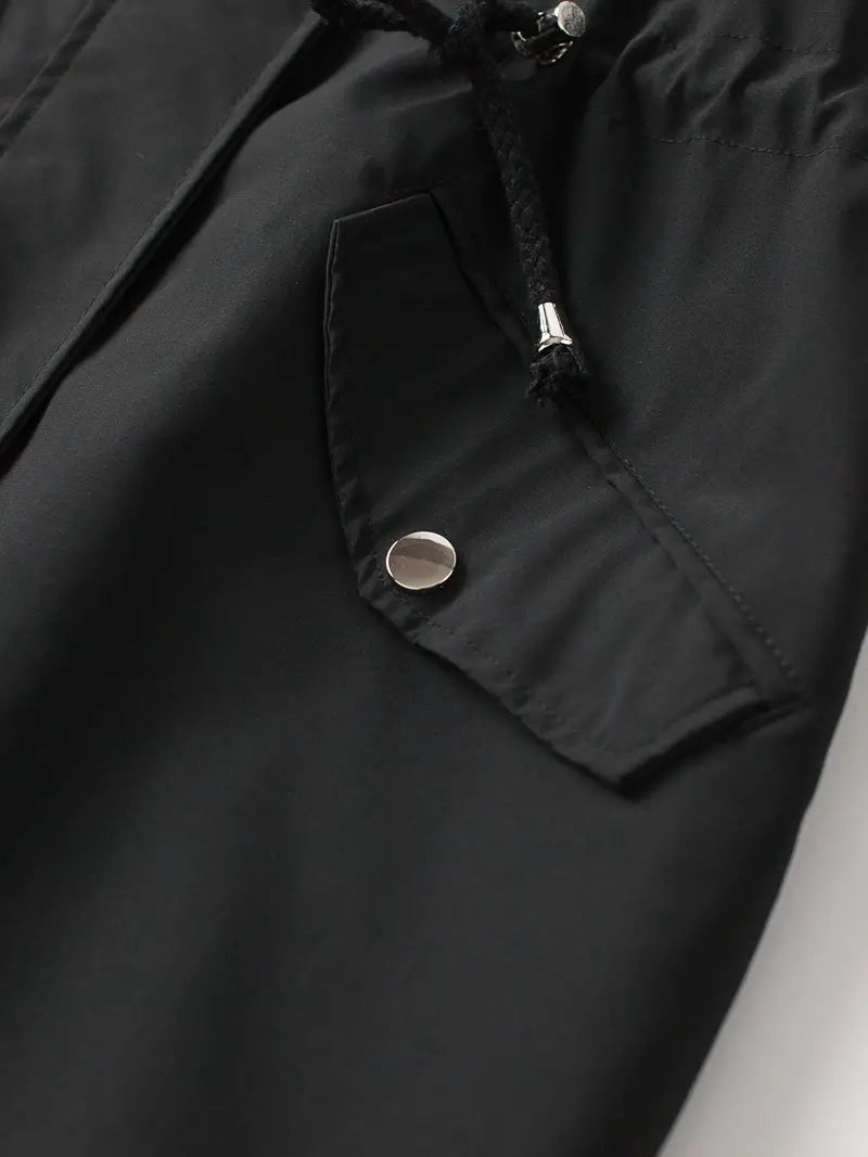 Klassieke Waterdichte Regenjas met Print en Capuchon voor Dames | Ideaal voor Buitenactiviteiten