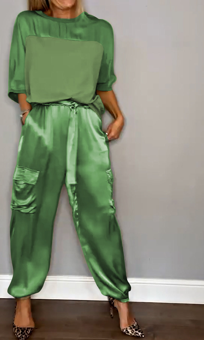 Katrina Elegant Satijnen Set