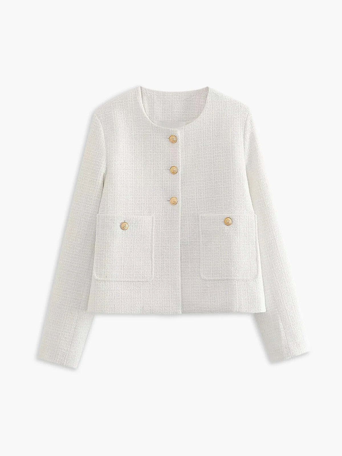 Oldmoney Esthetiek Tweed Blazer