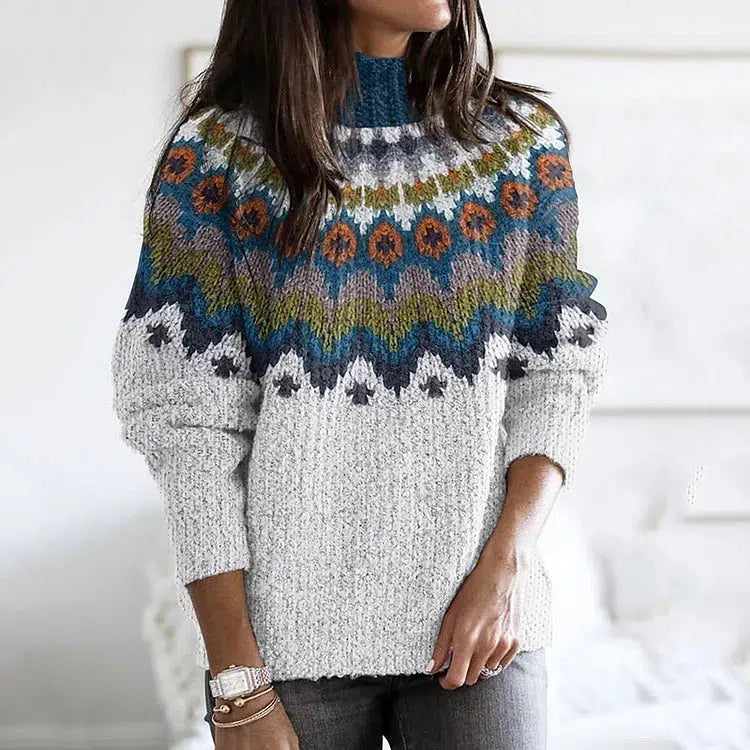 Mireya – Luxe Gebreide Coltrui voor Winterse Elegantie
