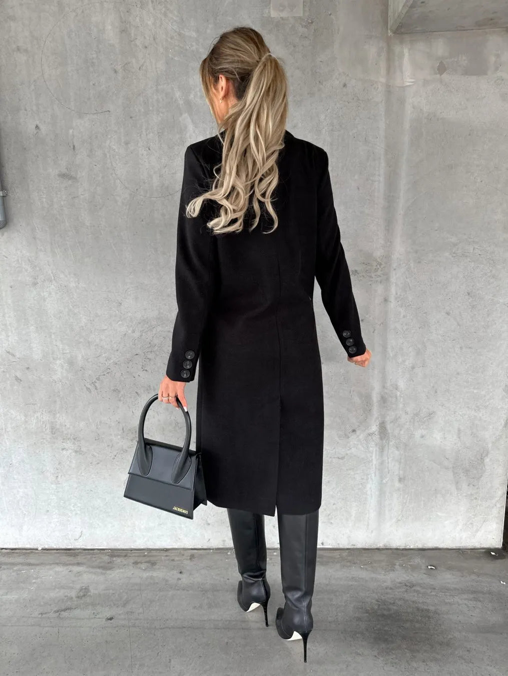 Amelia - Luxe Lange Damesmantel