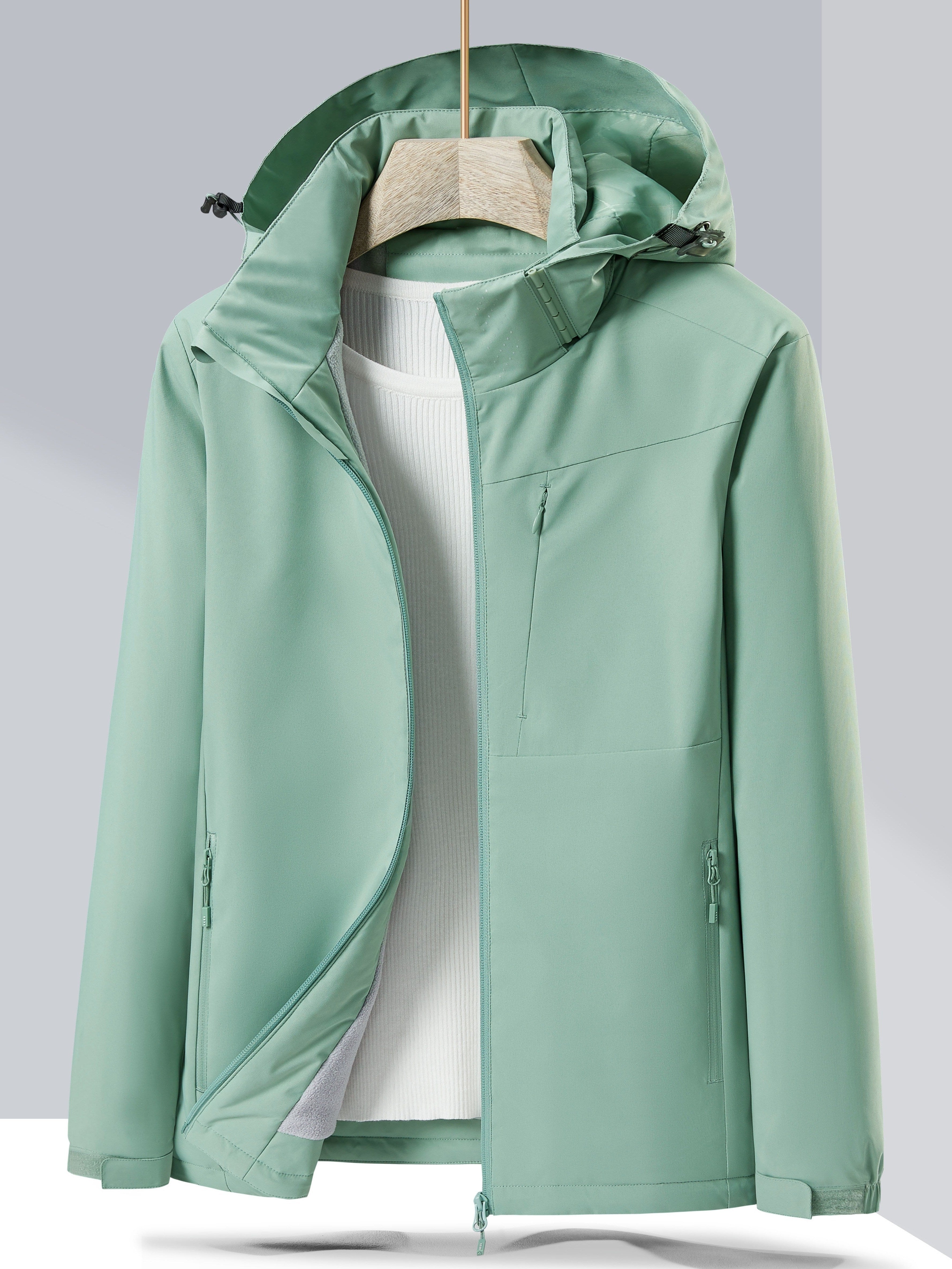 Livia - Waterdichte Fleece Winterjas - Elegant & Functioneel - Met Capuchon