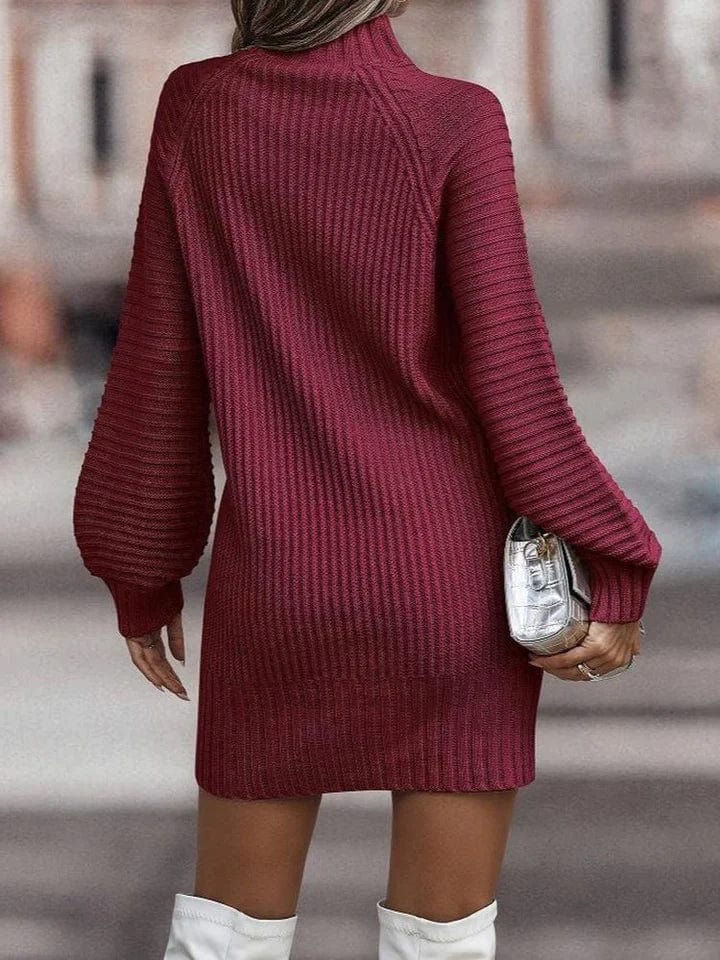 Maya - Elegante Gebreide Jurk voor Moderne Chic Stijl