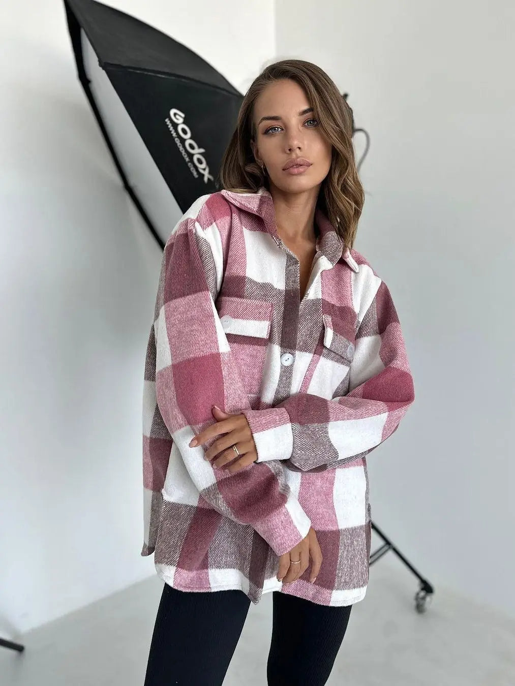 Elisay Luxe Ladies Karo-Jacket - Stylish and Comfortable for Autumn