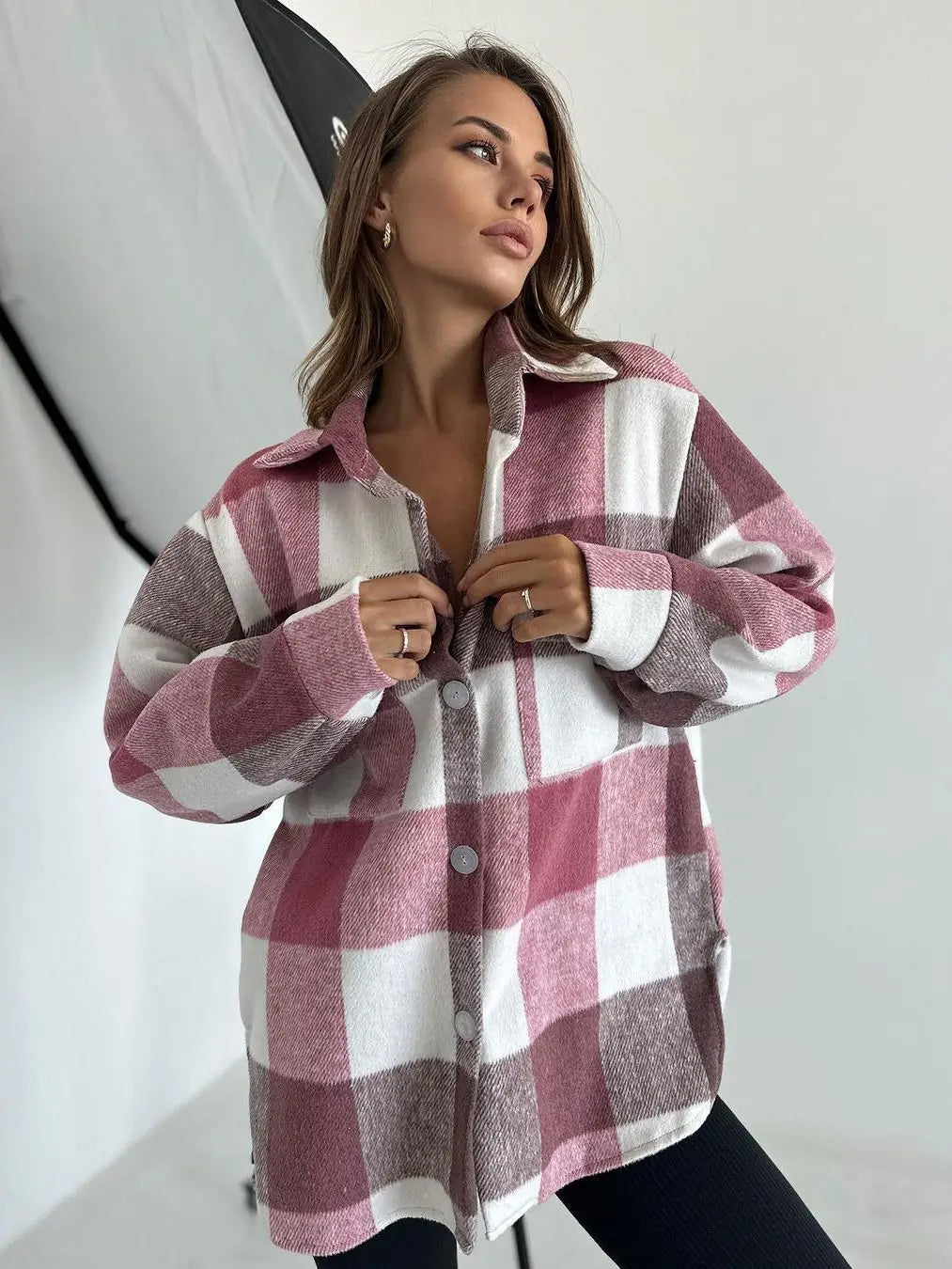 Elisay Luxe Ladies Karo-Jacket - Stylish and Comfortable for Autumn