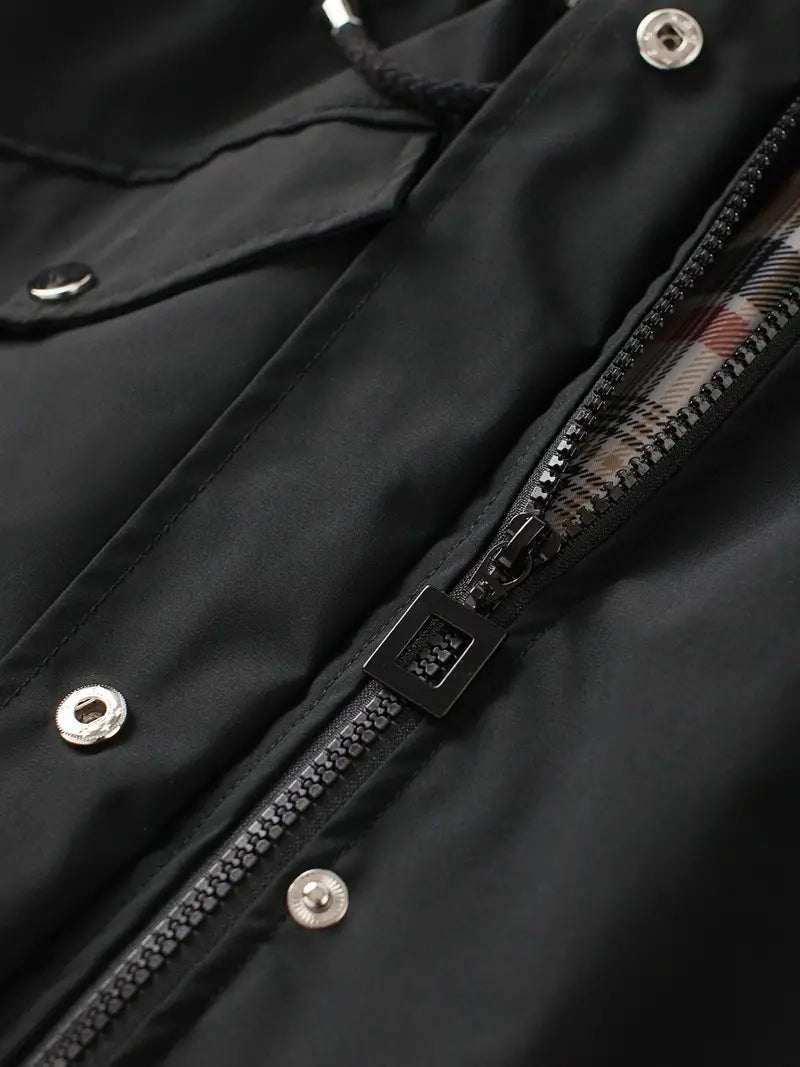 Klassieke Waterdichte Regenjas met Print en Capuchon voor Dames | Ideaal voor Buitenactiviteiten