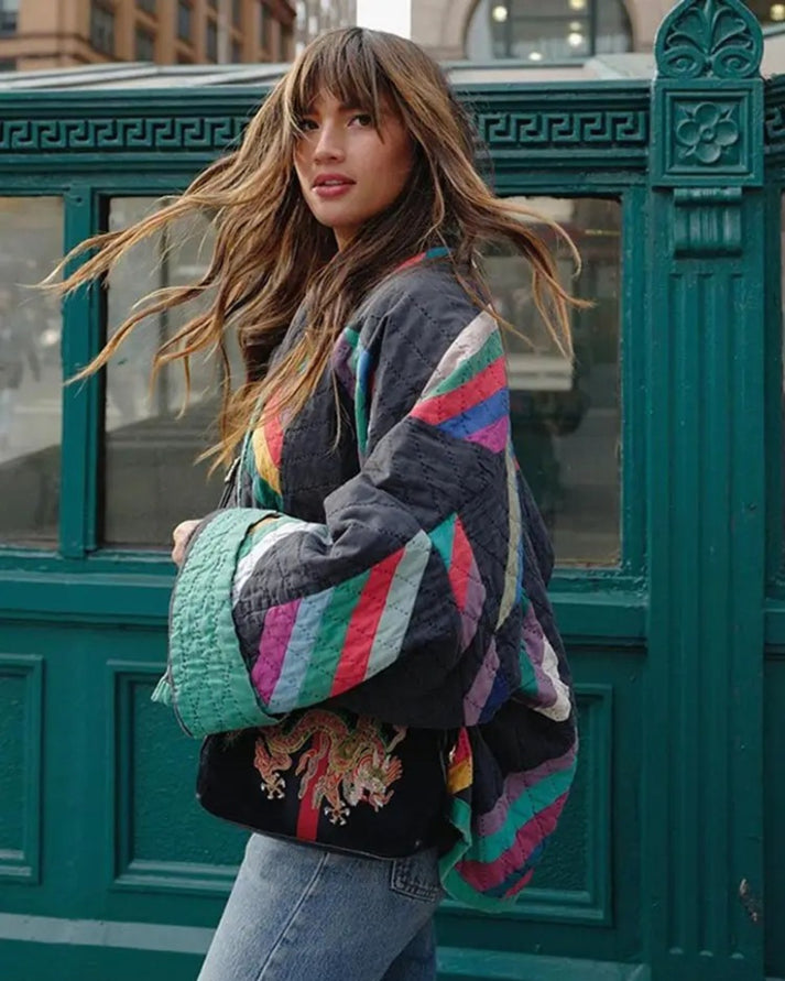 De Aria - Kunstzinnige Patchwork Jas