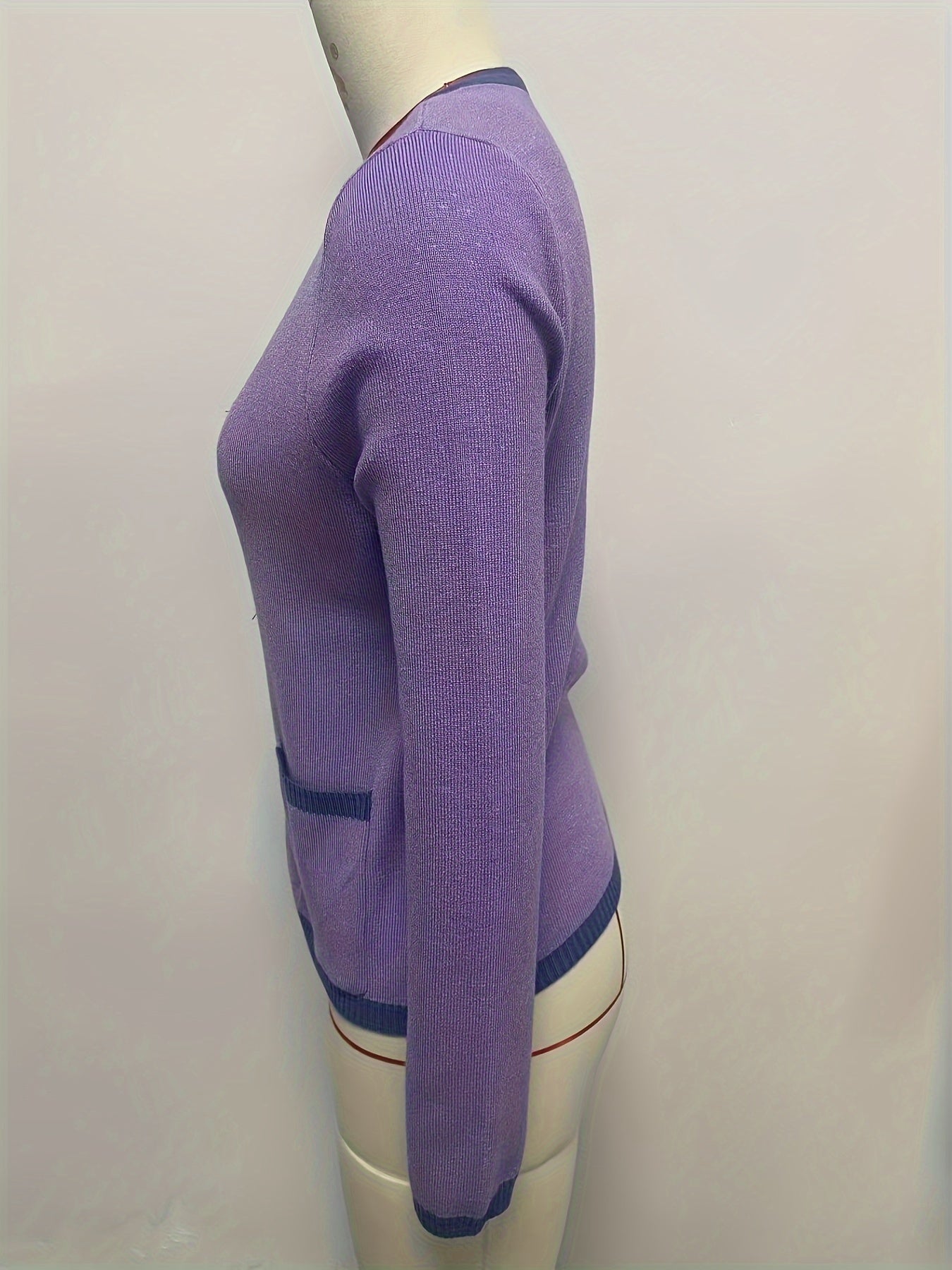 Isabelle - Warm Knitted Wool Cardigan with Pockets - Elegant Winter Design