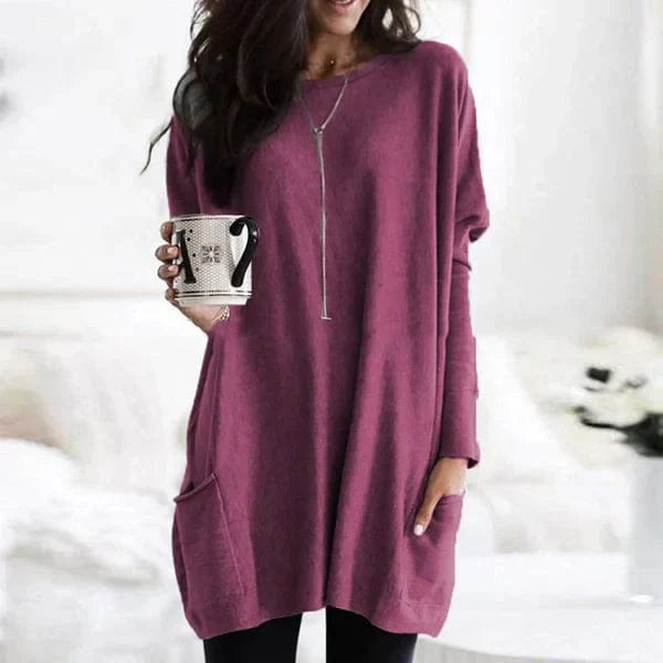 Elise Luxe Trui met Moderne Casual Stijl