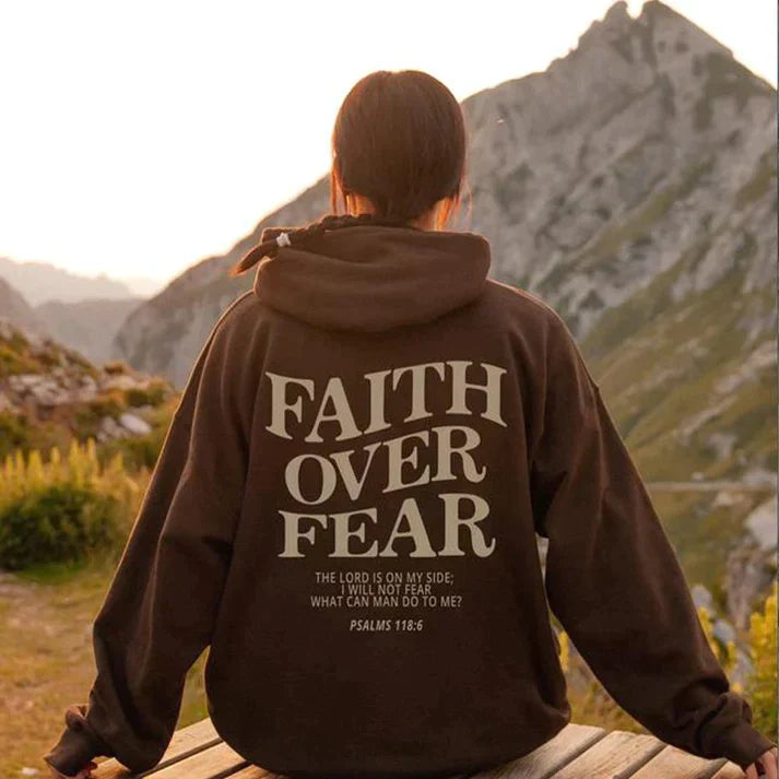 Amber Comfortabele Unisex Hoodie met Inspirerende Bijbelse Boodschap